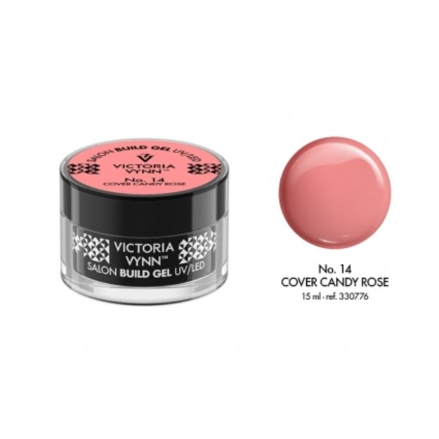 VICTORIA VYNN PRIAUGINIMO GELIS: 14 COVER CANDY ROSE 15ml