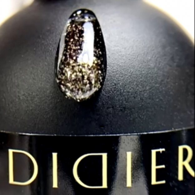 Viršutinis sluoksnis Gel polish  Didier Lab , Glitter Top coat, No1